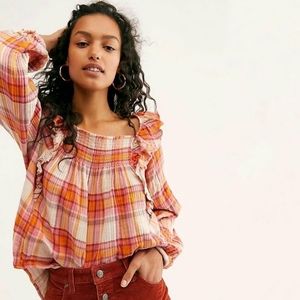 Free People We The Free Tea Combo Blouse